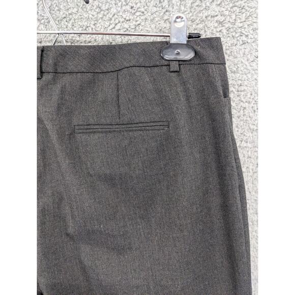 Coldwater Creek Dress Pants Women 10 Gray Straight Leg Pockets Belt Loops O09 - Picture 10 of 16